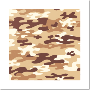 Desert camo Posters and Art